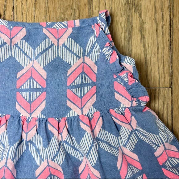 Carter's Sleeveless Blue & White Arrow Top Size 24 Months - Picture 3 of 8